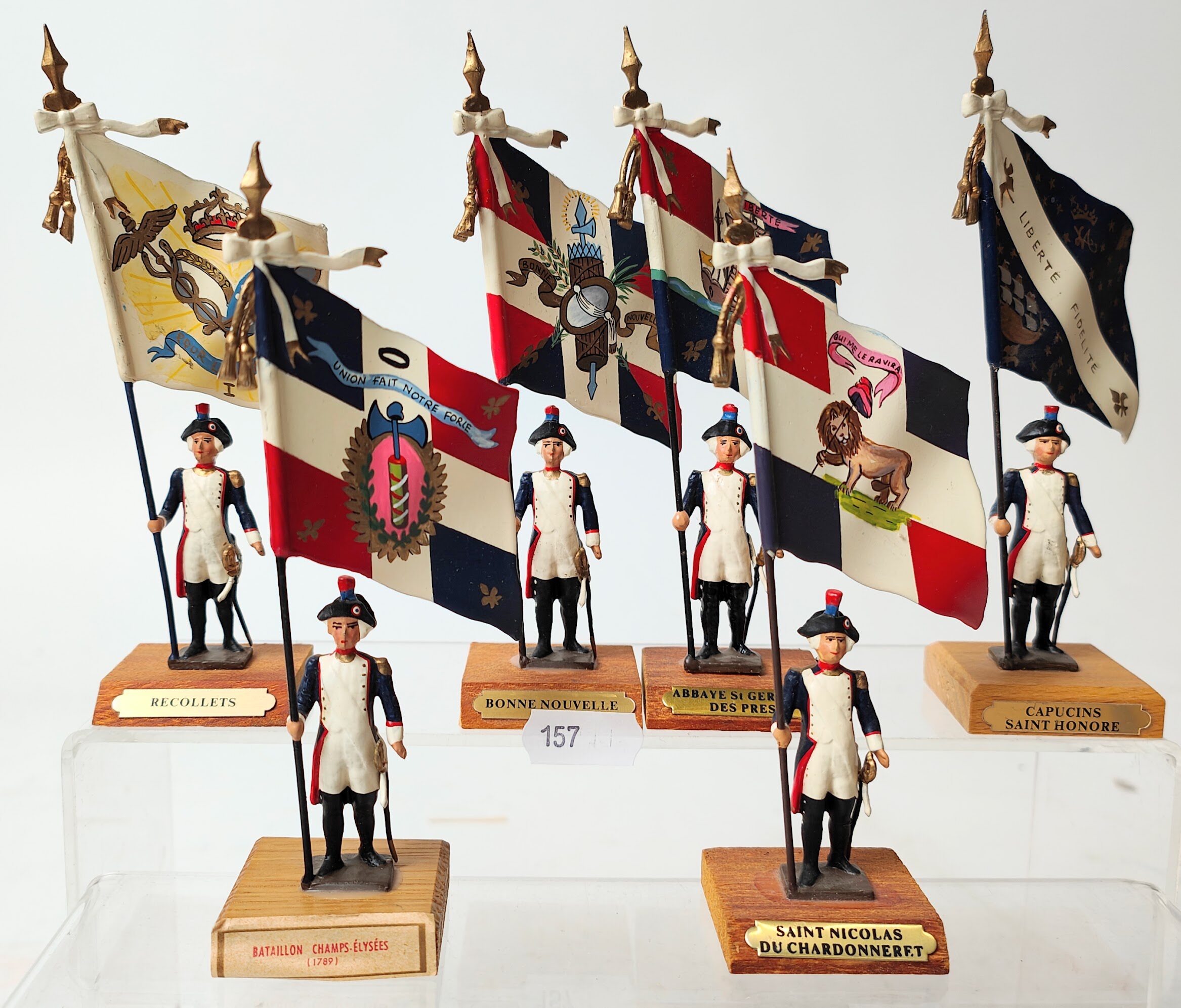 Figurines-Artiste-Rousselot-Becker-Mouillard-Raspe-Lelievpre-Lattre